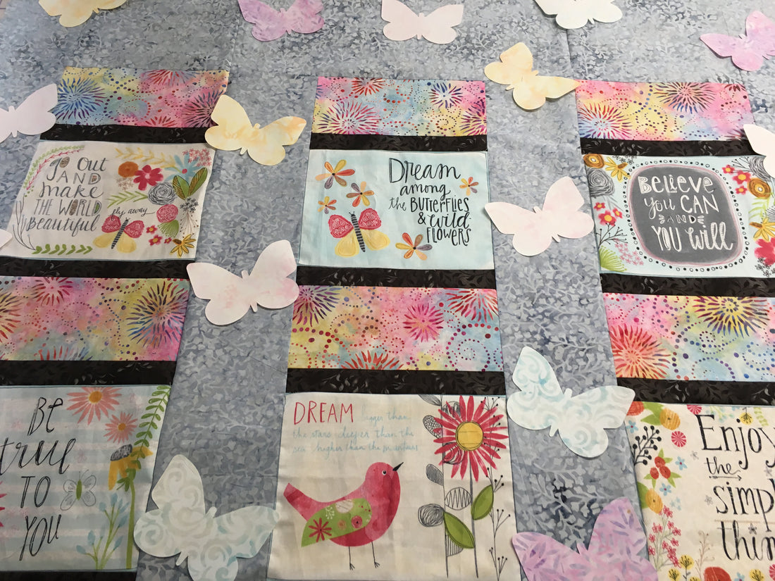 Original Design Butterfly Quilt ~ Believe You Can