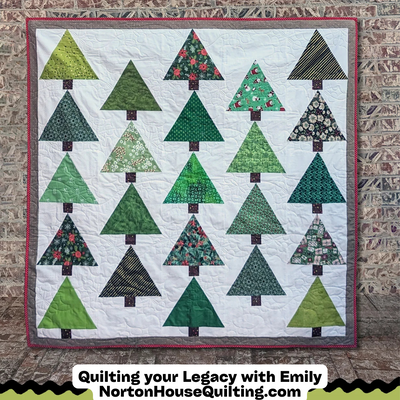 DIGITAL -  Into the Trees Quilt Pattern - Villa Rosa Designs