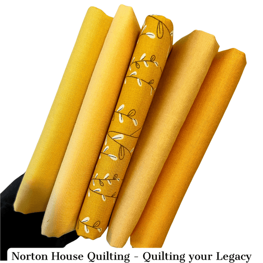 Golden Tonal - 5-Fat Quarter Bundle