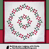 DIGITAL -  Wreathed Quilt Pattern - Villa Rosa Designs