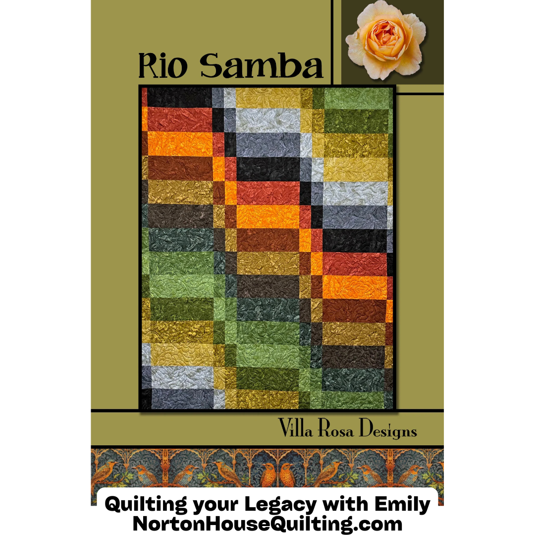 DIGITAL - Rio Samba Quilt Pattern - Villa Rosa Designs