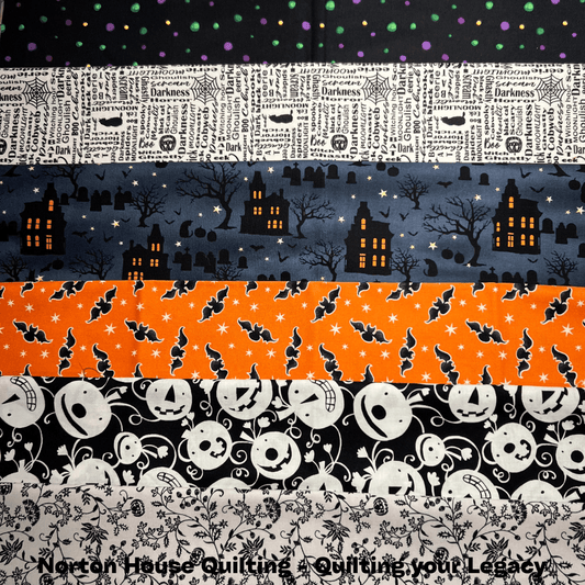 Fat Quarter Bundle - ONLY 2 in Stock - Hallween Bundle