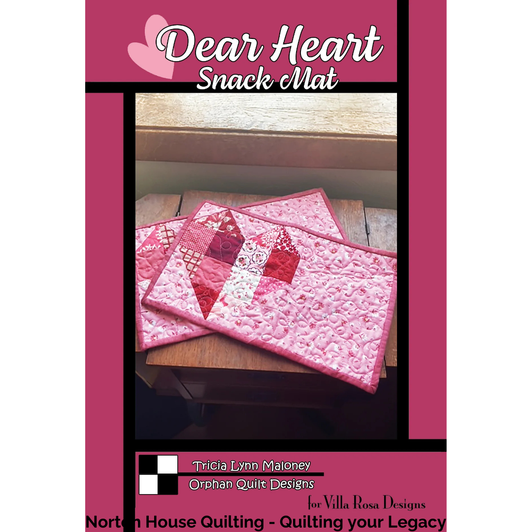 Dear Heart Snack Mat Pattern