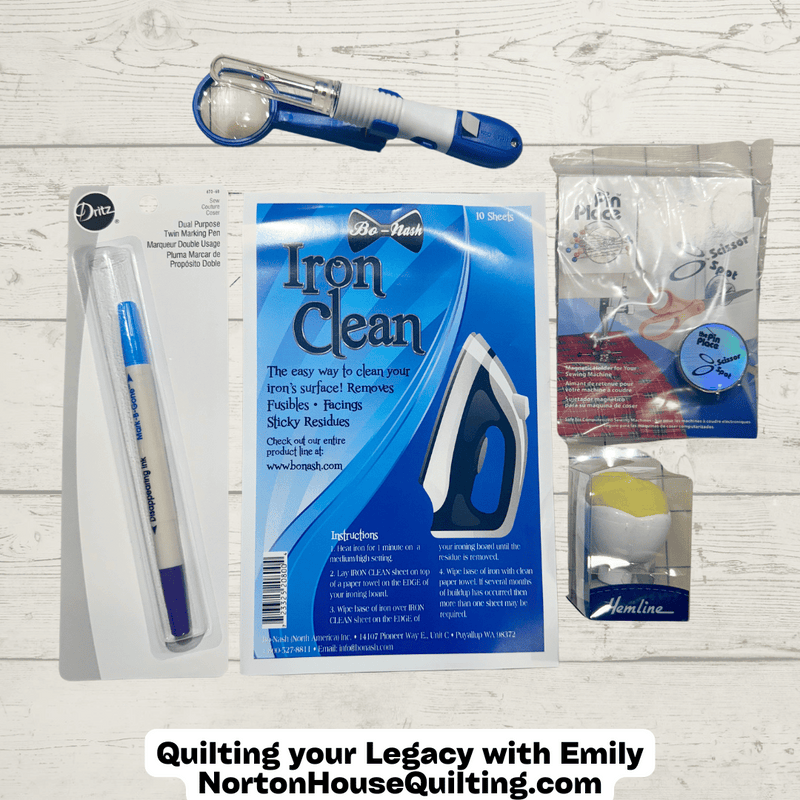 Essential Quilting Toolkit (blue): Precision, Simplicity, and Creativity - Flash Sale Notions