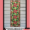 DIGITAL - Poinsettia Table Topper Quilt - Villa Rosa Designs