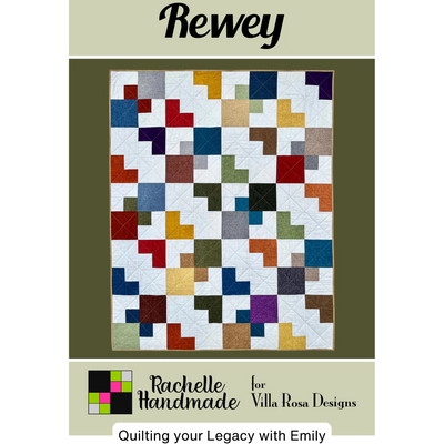 DIGITAL - Rewey Quilt Pattern - Villa Rosa Designs