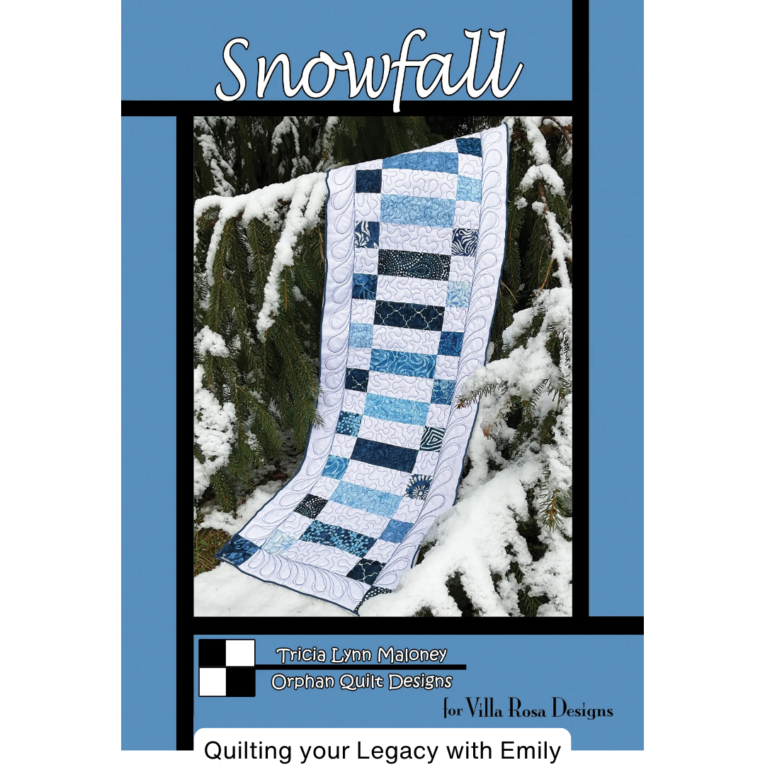 Snowfall Table Topper Pattern - Villa Rosa Designs