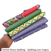 Dino Tula Pink with Purple & Green - 5-Fat Quarter Bundle