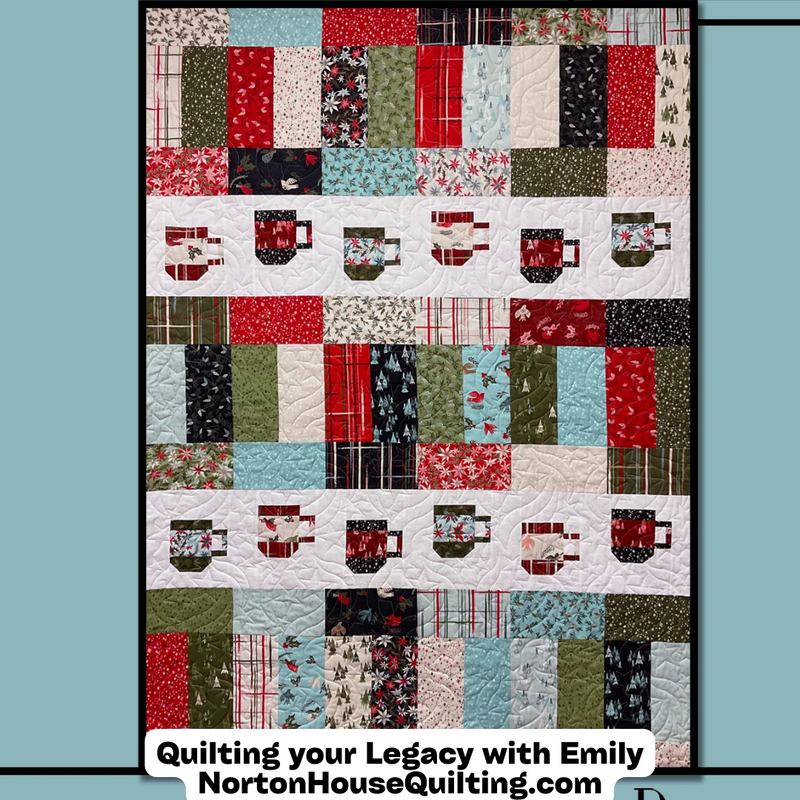 DIGITAL -  Hot Cocoa Quilt Pattern - Villa Rosa Designs