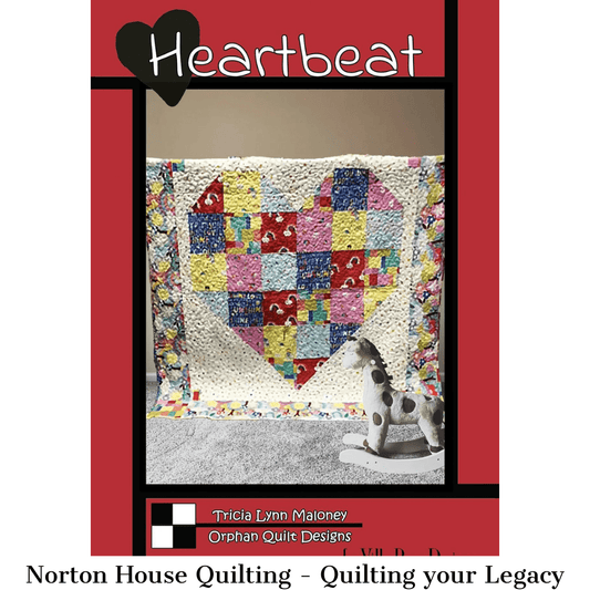 DIGITAL - Heart Beat Quilt Pattern - Villa Rosa Designs