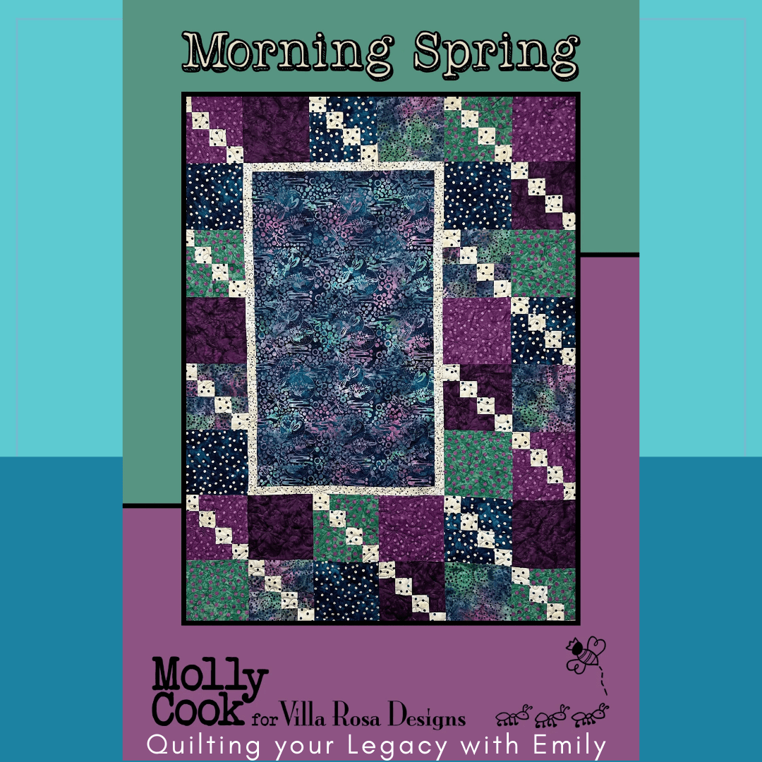 DIGITAL - Morning Spring Quilt Pattern - Villa Rosa Designs