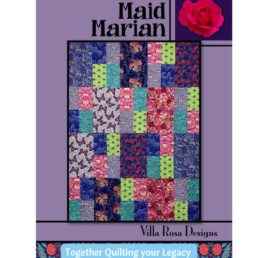 DIGITAL - Maid Marian Quilt Pattern - Villa Rosa Designs