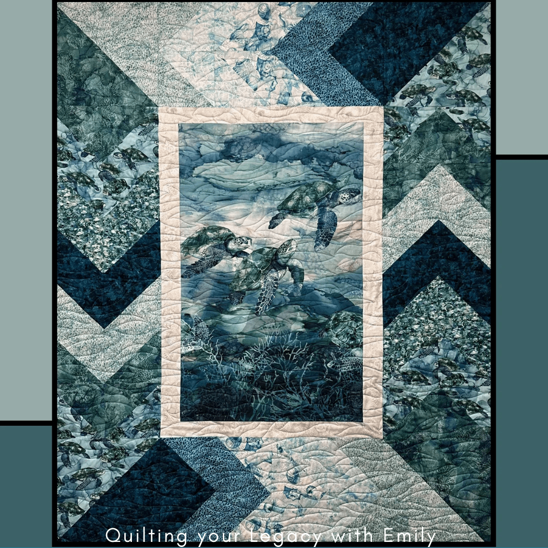 DIGITAL - Surf Turf Quilt Pattern - Villa Rosa Designs