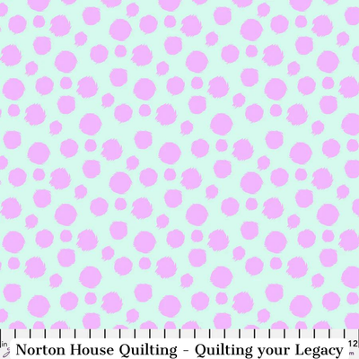 Tabby Cat || Fur Ball - Technomint - Déjà Vu Tula Pink - Free Spirit Fabrics