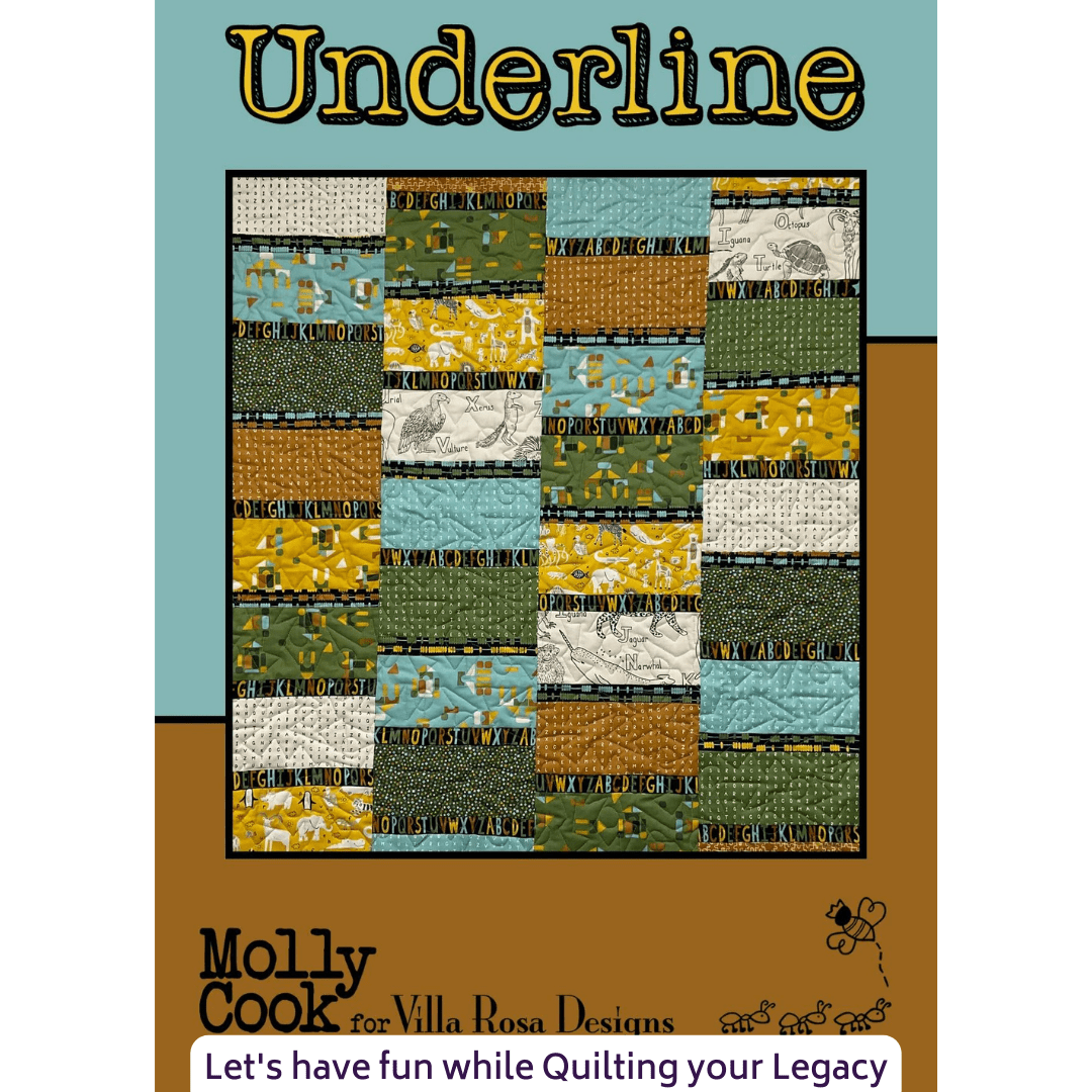 Underline - Quilt Pattern - Villa Rosa Designs