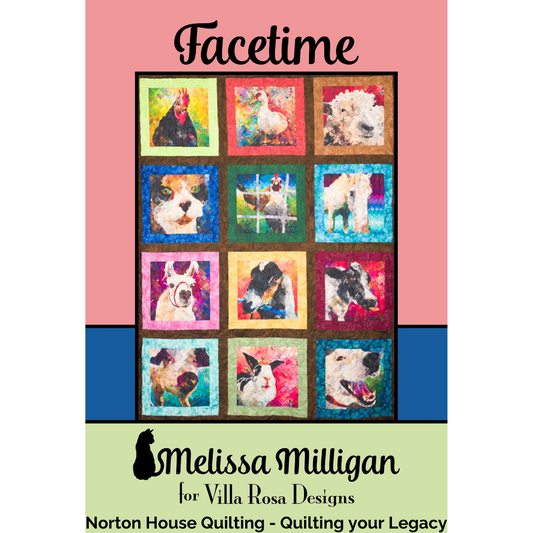 DIGITAL Facetime Quilt Pattern