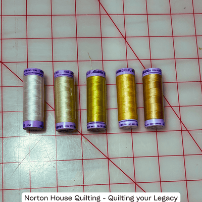 Yellows - Mettler Thread 5-Pack