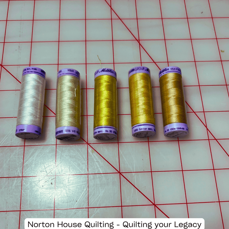 Yellows - Mettler Thread 5-Pack