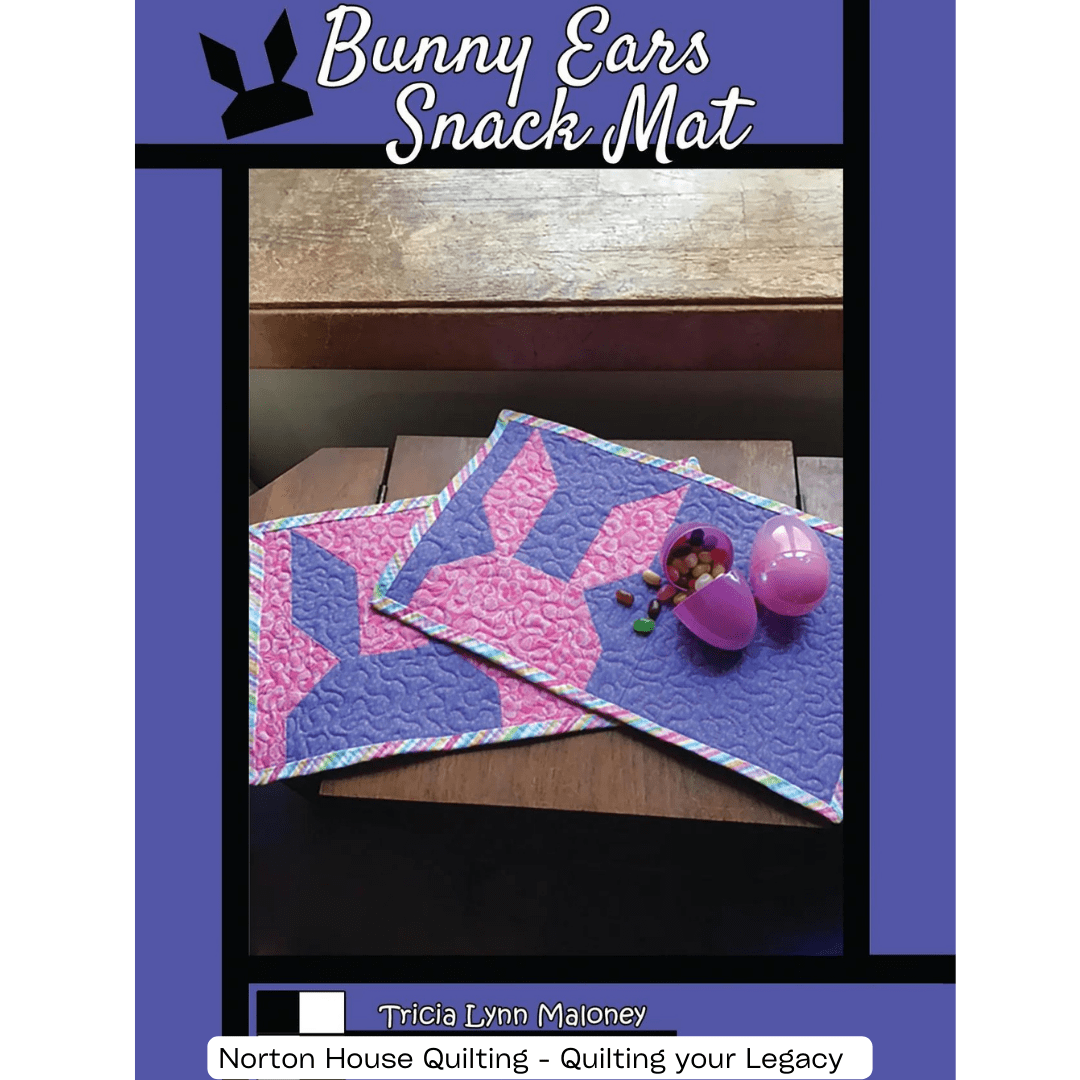 DIGITAL - Bunny Ears Snack Mat Pattern - Villa Rosa Designs