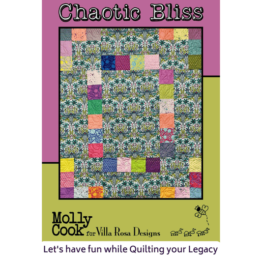 Chaotic Bliss Quilt Pattern - Villa Rosa Designs