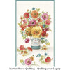 Roots of Love Panel 86478-184 by Wilmington Prints - Flower Prints