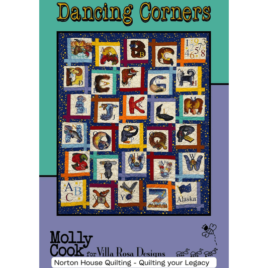 Dancing Corners Pattern - Villa Rosa Designs