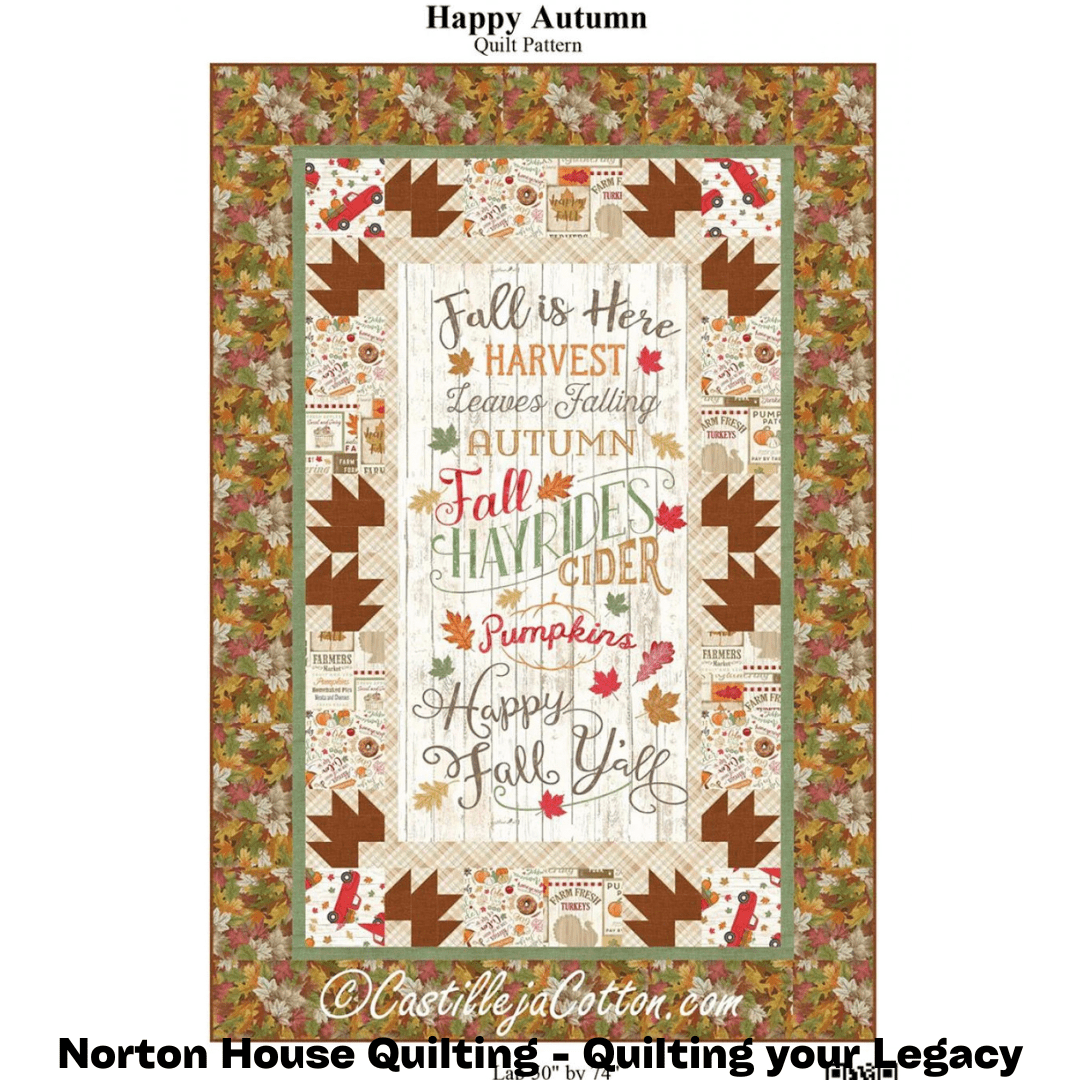 Happy Autumn Quilt Pattern