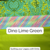 Tula's + Tonal Bundle - Choose your Measurement - Dino Lime Green