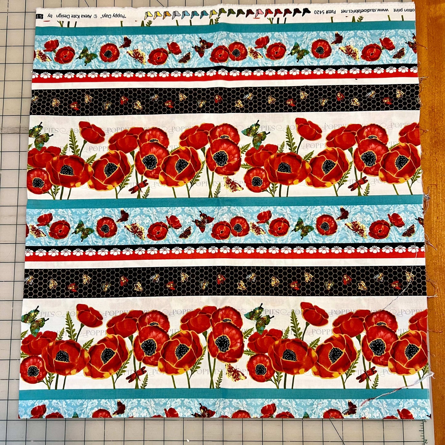 Fabric Sale Blast - Poppy - End of Bolt Sale