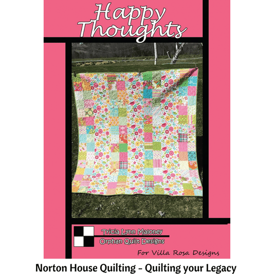 DIGITAL - Happy Thoughts Quilt Pattern - Villa Rosa Designs