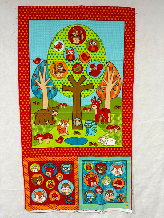 Woodland Animals Panel