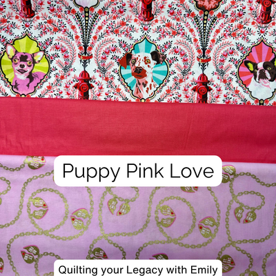 Tula's + Tonal Bundle - Choose your Measurement - Puppy Pink Love