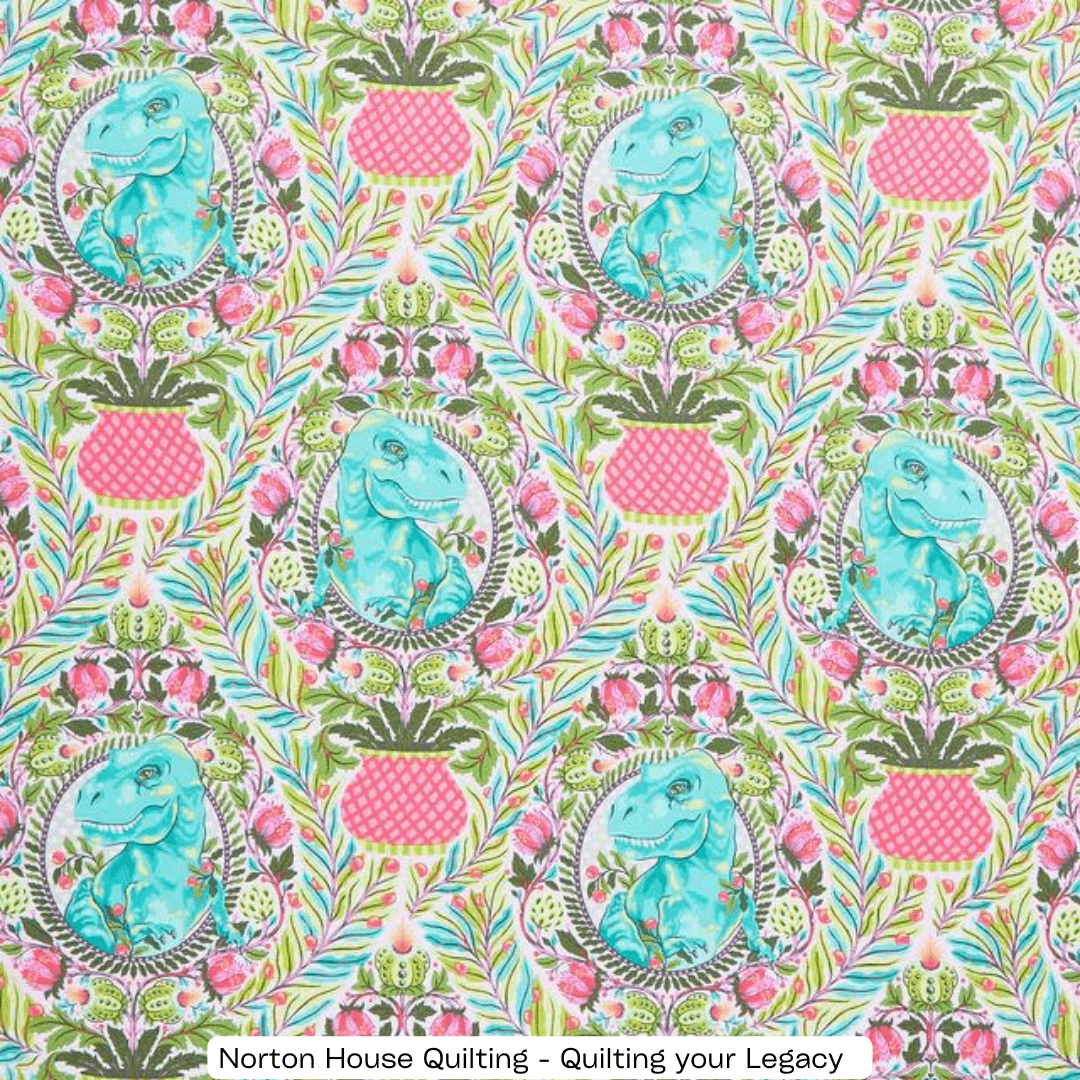 Tree Rex Blush Yardage || Roar - Tula Pink - Free Spirit Fabrics