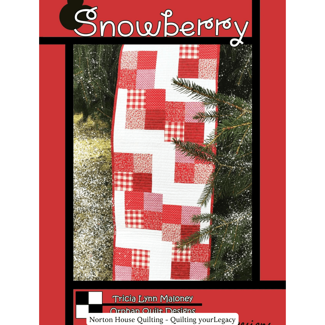 DIGITAL: Snowberry Table Topper Pattern - Villa Rosa Designs