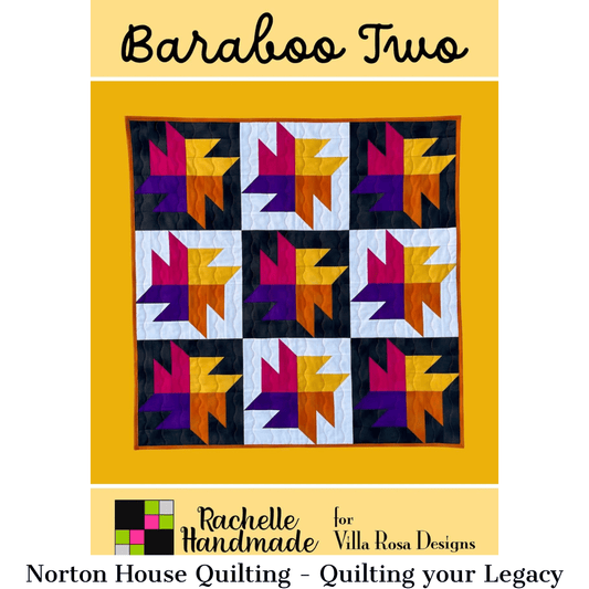 DIGITAL - Baraboo Two Quilt Pattern - Villa Rosa Designs