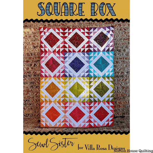 DIGITAL -  Square Box Quilt Pattern - Villa Rosa Designs