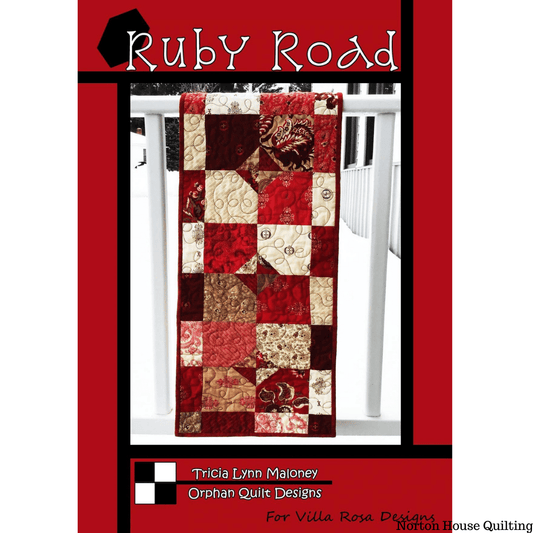 Ruby Road Pattern - Villa Rosa Designs - Table Topper