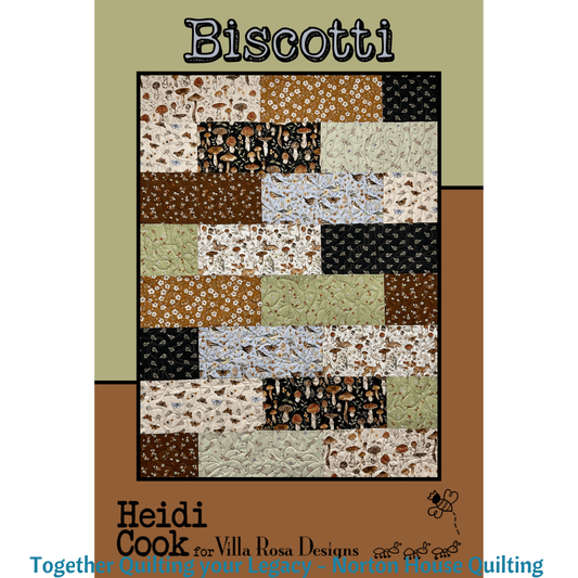 Biscotti Quilt Pattern - Villa Rosa Designs