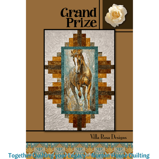 DIGITAL - Grand Prize Quilt Pattern - Villa Rosa Designs