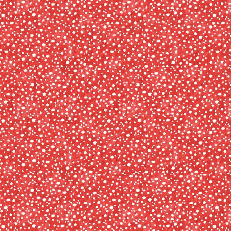 Savor the Gnoment - Red Mushroom Dots - 39724-331 - Tonal - Wilmington Prints