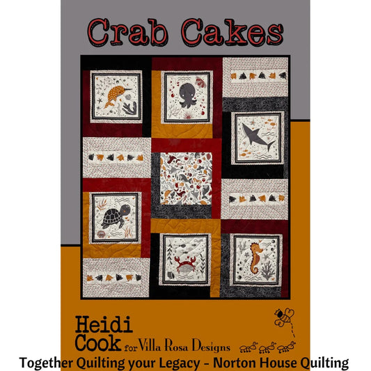 DIGITAL - Crab Cakes Quilt Pattern - Villa Rosa Designs