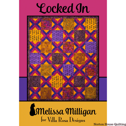 DIGITAL - Locked In Quilt Pattern - Villa Rosa Designs