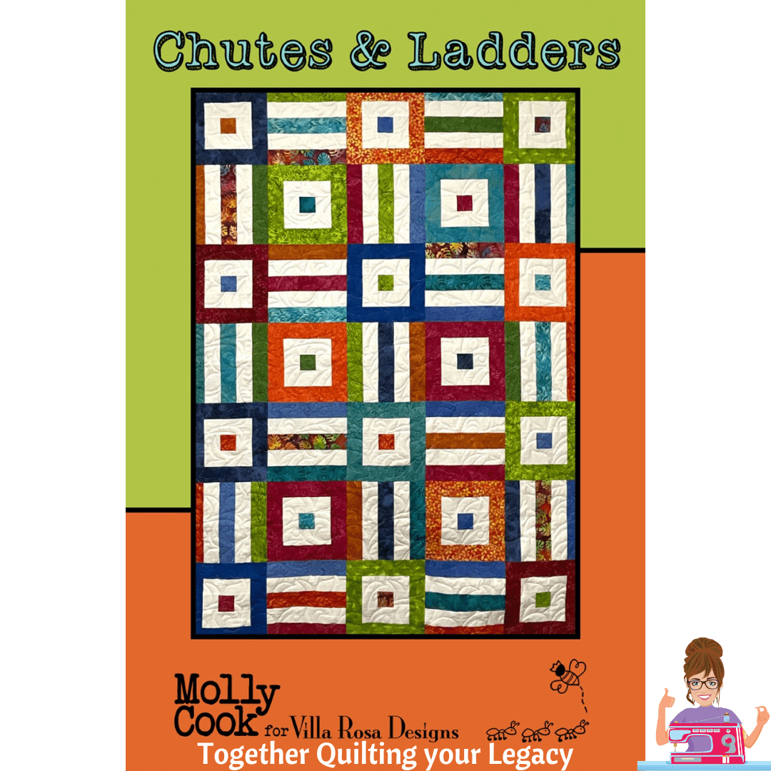 Chutes & Ladders Quilt Pattern - Villa Rosa Designs