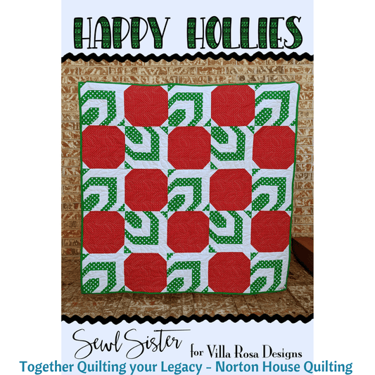 Happy Hollies Quilt Pattern - Villa Rosa Designs