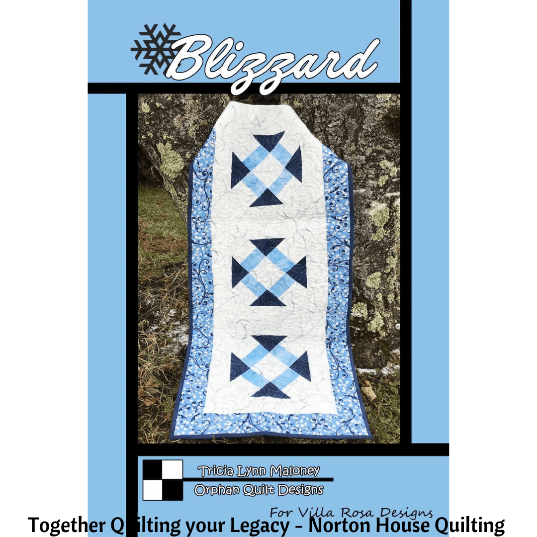 Blizzard Table Topper Pattern - Villa Rosa Designs