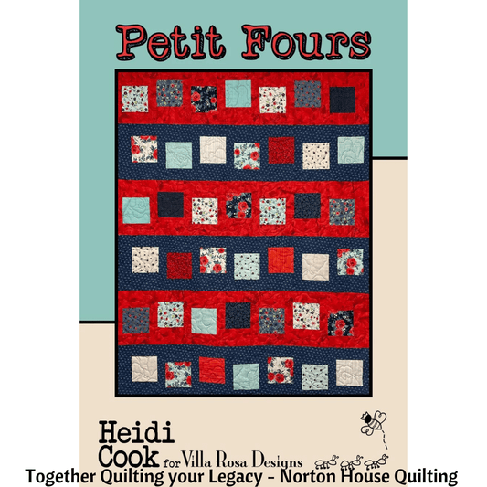 DIGITAL - Petit Fours Quilt Pattern - Villa Rosa Designs