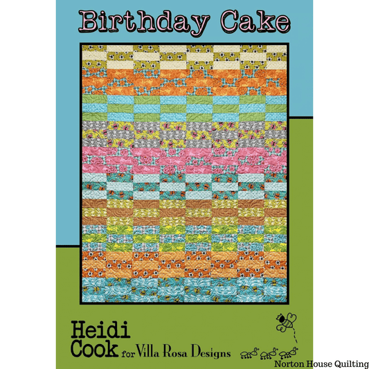 DIGITAL - Birthday Cake Quilt Pattern - Villa Rosa Designs