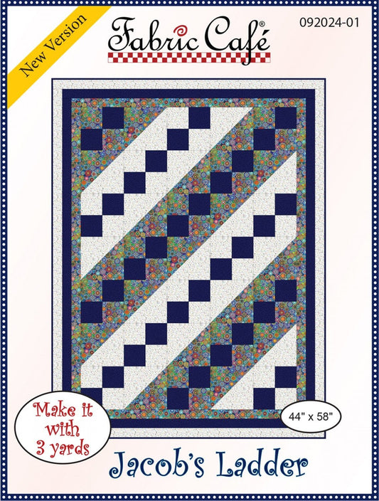 Jacob's Ladder Pattern - 3-yard Quilt - Fabric Cafe