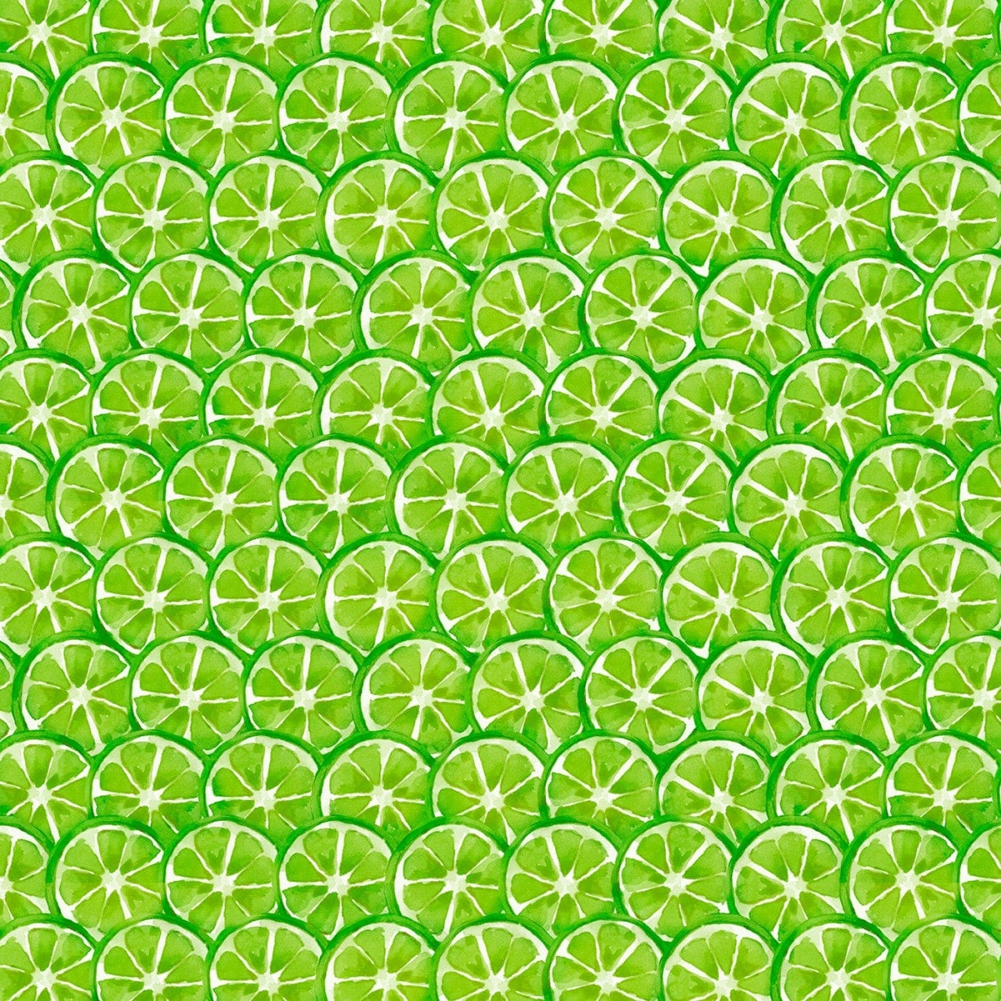 Squeeze the Day - Green Citrus Slices - 42467-771 - Wilmington Prints