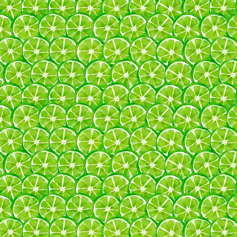 Squeeze the Day - Green Citrus Slices - 42467-771 - Wilmington Prints